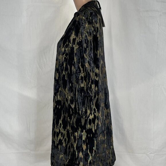 Pomander Place “Samantha” Metallic Velvet Burnout Dress – Size M (NWT) - Picture 3 of 7